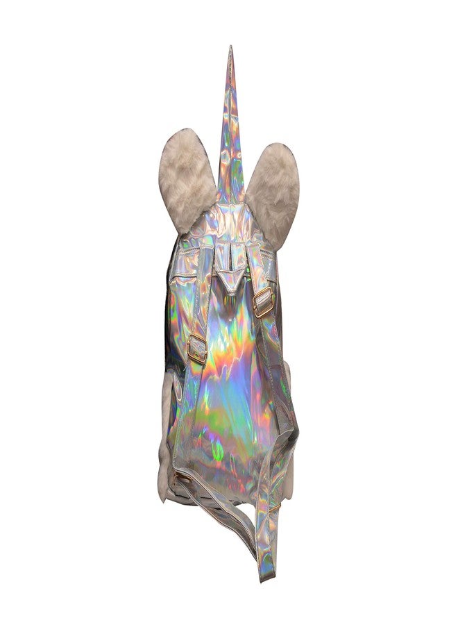 VikriDA Cute White Fur Pattern with Front Zipper Pocket bagpack for Kids| Nursery Bags for Kids| Bags for Small Kids - Image 3